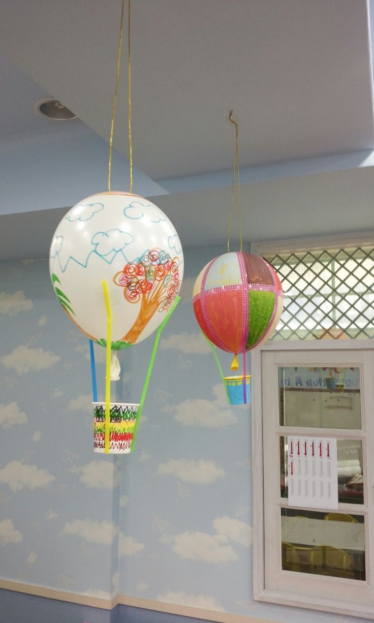 Hot Air Balloon String Art Craft